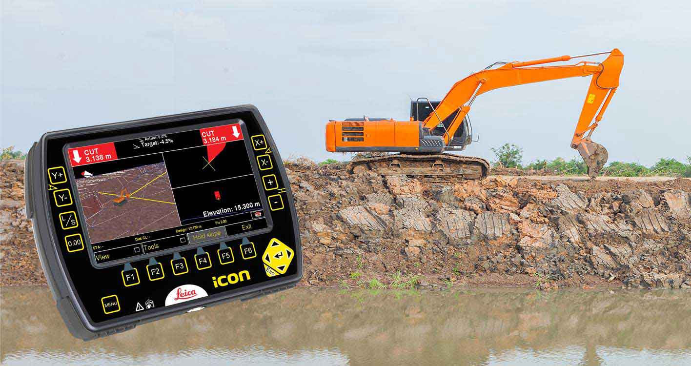 Groot grondverzet en graven van watergangen